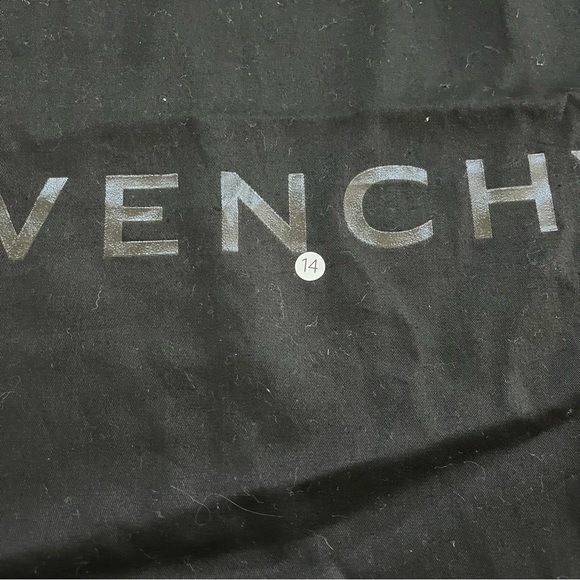 Givenchy Dust Bag 13.5” X 15” Black Logo Purse Handbag Wallet Storage Cover - Picture 8 of 12